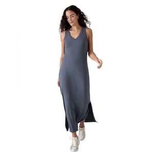 Athleta Santorini Maxi Dress Granite‎ X-Small